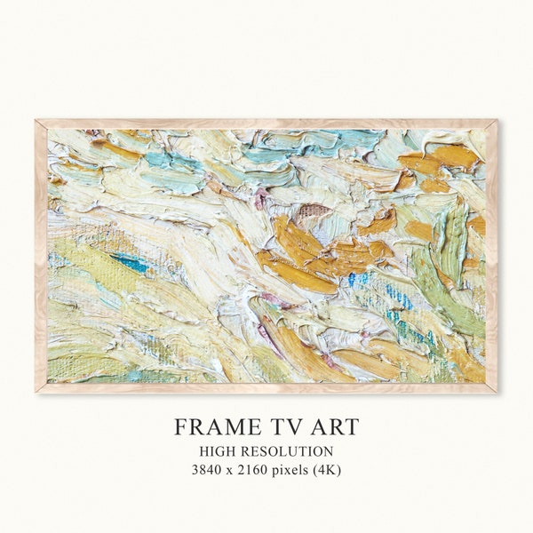 Abstract Samsung Frame TV Art , Art For Frame Tv, Fine Art Oil Painting