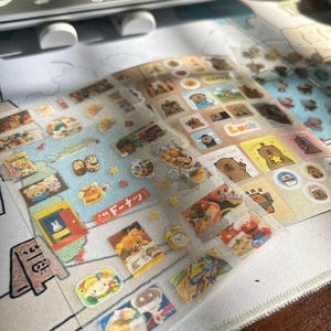 Conjunto de adesivos fofos de 10 unidades para diário e cartões de fotos | Adesivos para scrapbook, planner e bullet journal