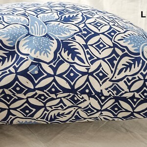Batik Pillow Cover/ 50 cm x 50 cm/ 20&quot; X 20 &quot;/Indonesian Batik Pillow case/ Sofa pillow cover