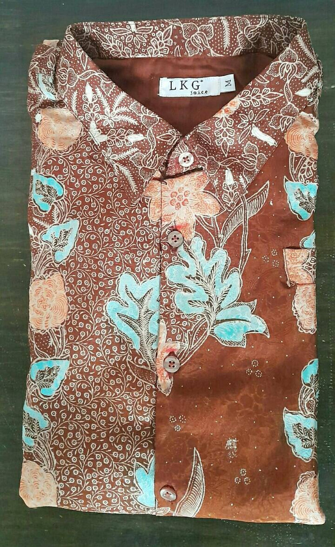 Silk shirt/men shirt/Silk batik shirt / Indonesian batik | Etsy