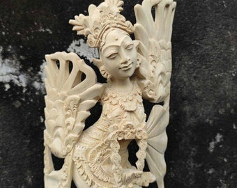 Sri Kampid statue/Balinese dancer statue/beautiful bali statue/for christmas gift/office decor/hotel decor/home decor/bali souvenir
