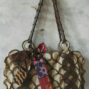 3 pcs batik patchwork shawl /batik headband/patchwork batik headbands /Batik Bandana/hair scarf/bags accessories/neckerchief image 4