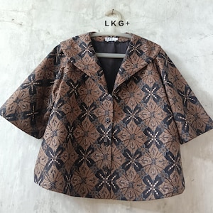 Batik Outer/ Batik blazer/ Batik outwear/ Batik Cardigan/Indonesian batik