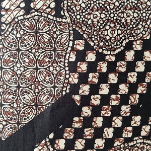 Batik Pillow Cover/ 50 cm x 50 cm/ 20&quot; X 20 &quot;/Indonesian Batik Pillow case/ Sofa pillow cover