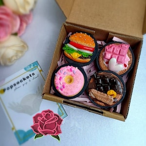 4 pcs air dry clay popsocket phone accessories/ beautiful clay art  popsocket