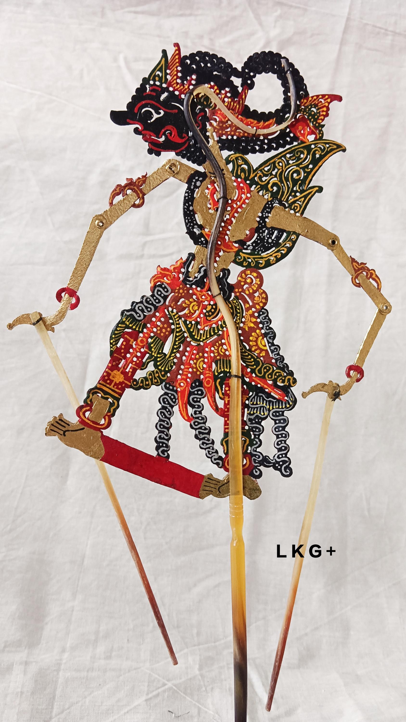 最高品質のガトットカチャ人形（影絵人形）／全高：30cm（11.8インチ