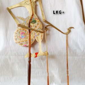 Fine Collection Arjuna Shadow puppets/ High quality Shadow puppets Collection/Javanese Shadow puppets Character/Wayang kulit Arjuna