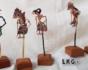 5個の高品質ミニ影絵人形/インドネシアの影絵人形/ワヤンクリット
