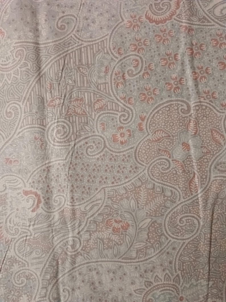 Indonesian batik sarong/cotton batik fabric/javanese batik sarong/batik table cloth/sekar jagad batik pattern fabric/classic batik pattern image 10