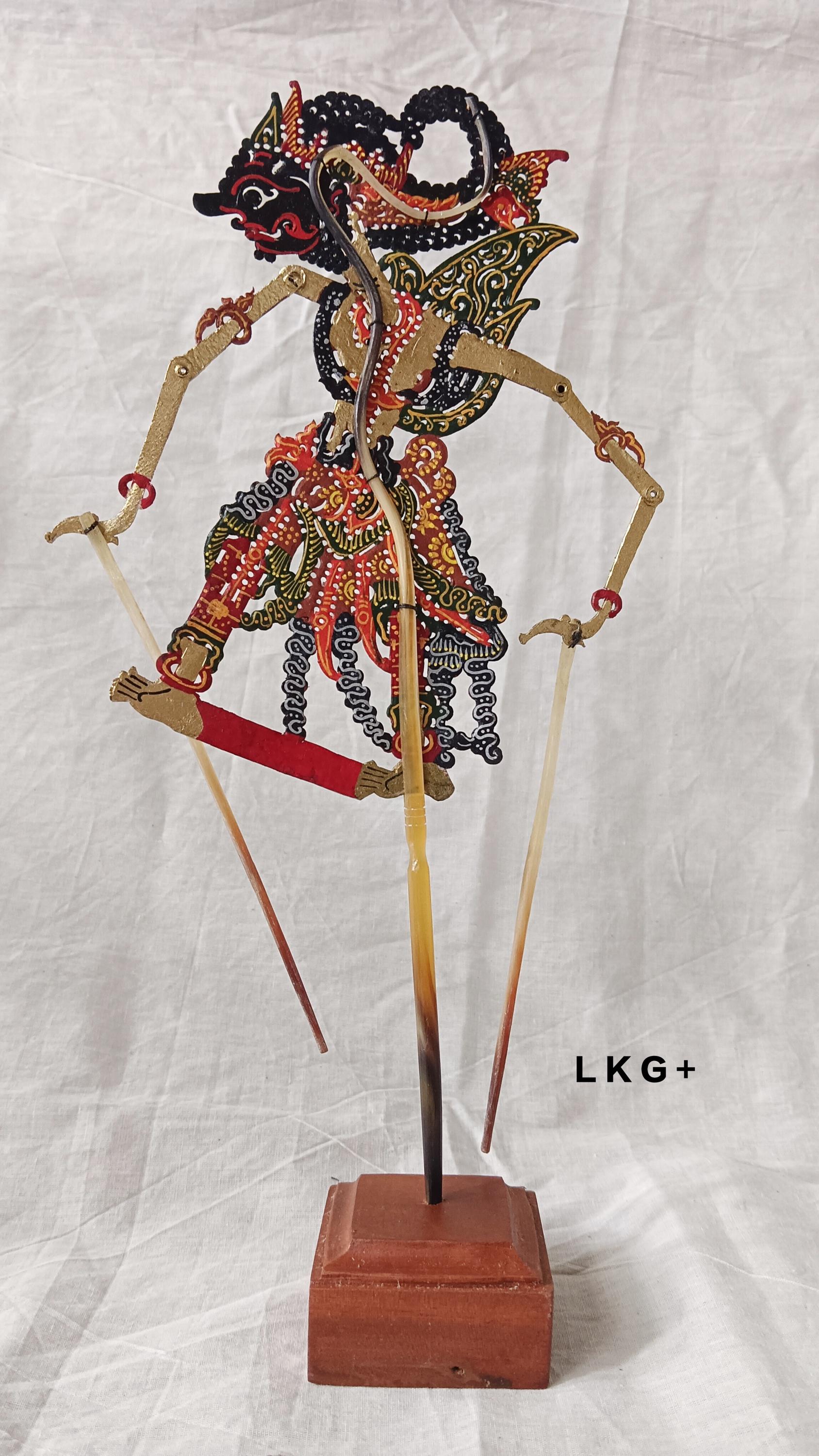 最高品質のガトットカチャ人形（影絵人形）／全高：30cm（11.8インチ