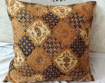 Federa per cuscino Batik/ 50 cm x 50 cm/ 20" X 20 "/ Federa per cuscino Batik indonesiano/ Federa per cuscino da divano
