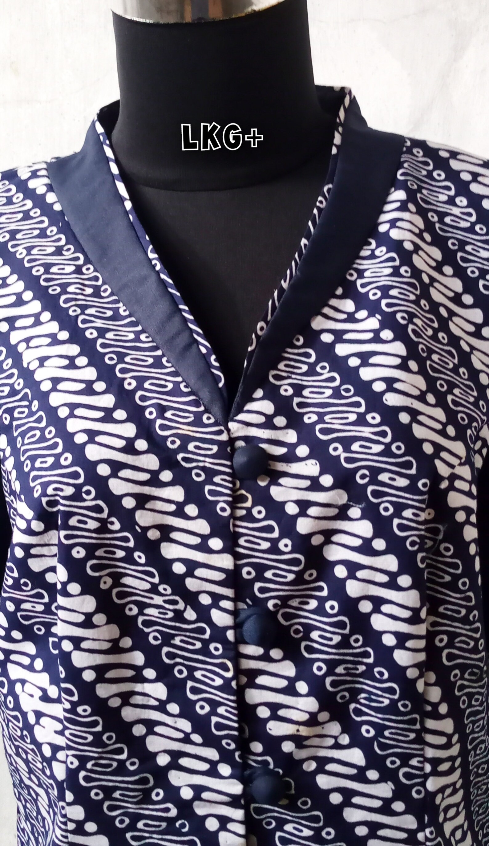 Batik Blouse/us Size/batik Shirt/hand Stamp Batik Shirt/ Indonesian ...