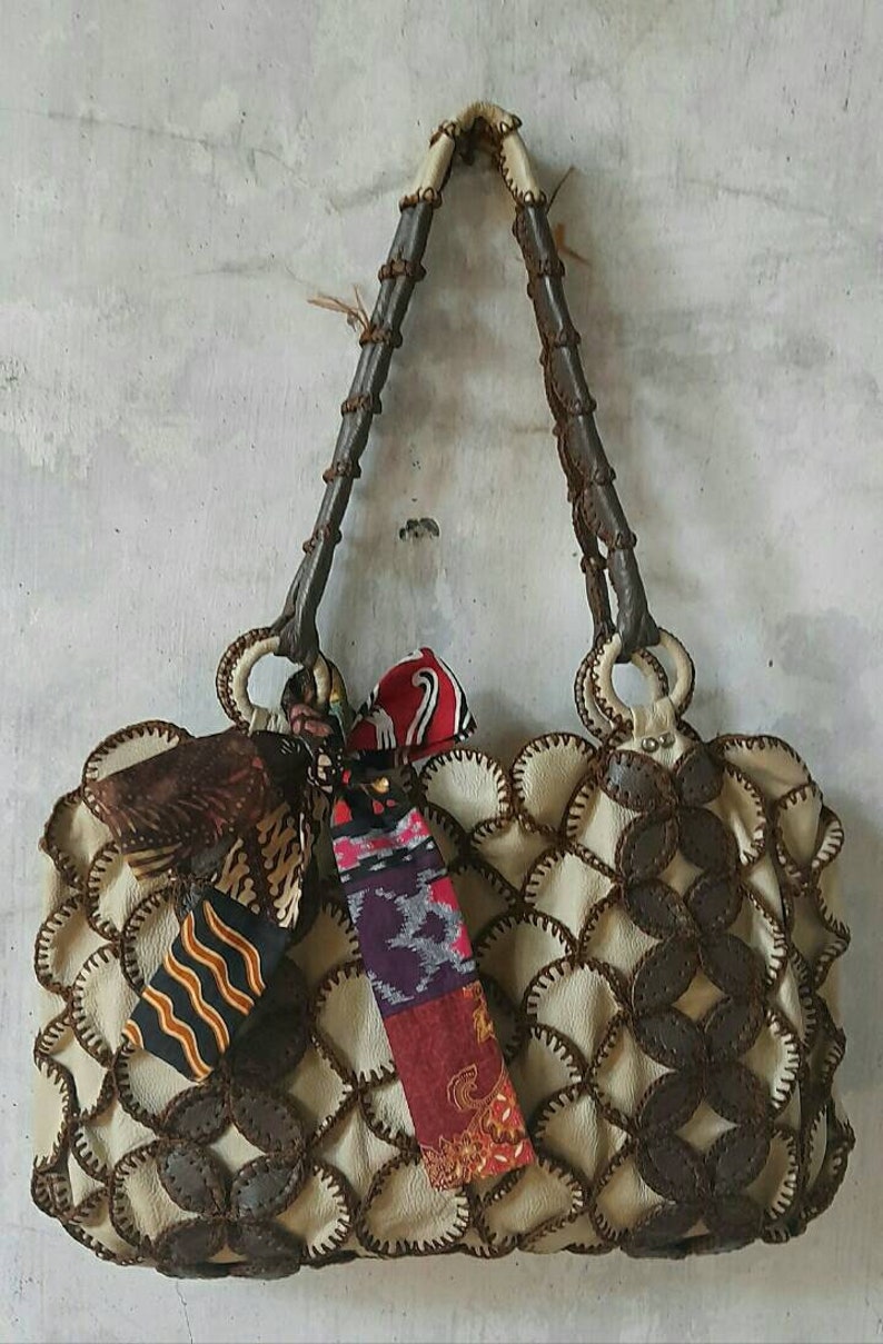 3 pcs batik patchwork shawl /batik headband/patchwork batik headbands /Batik Bandana/hair scarf/bags accessories/neckerchief image 6