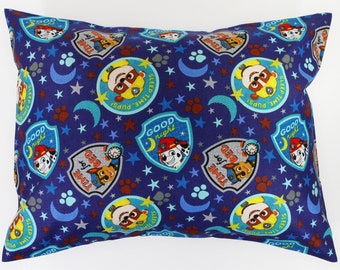 Paw Patrol Handmade Cotton Twin Pillowcase