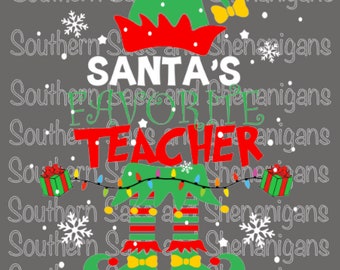 Download Teacher Elf Svg Etsy