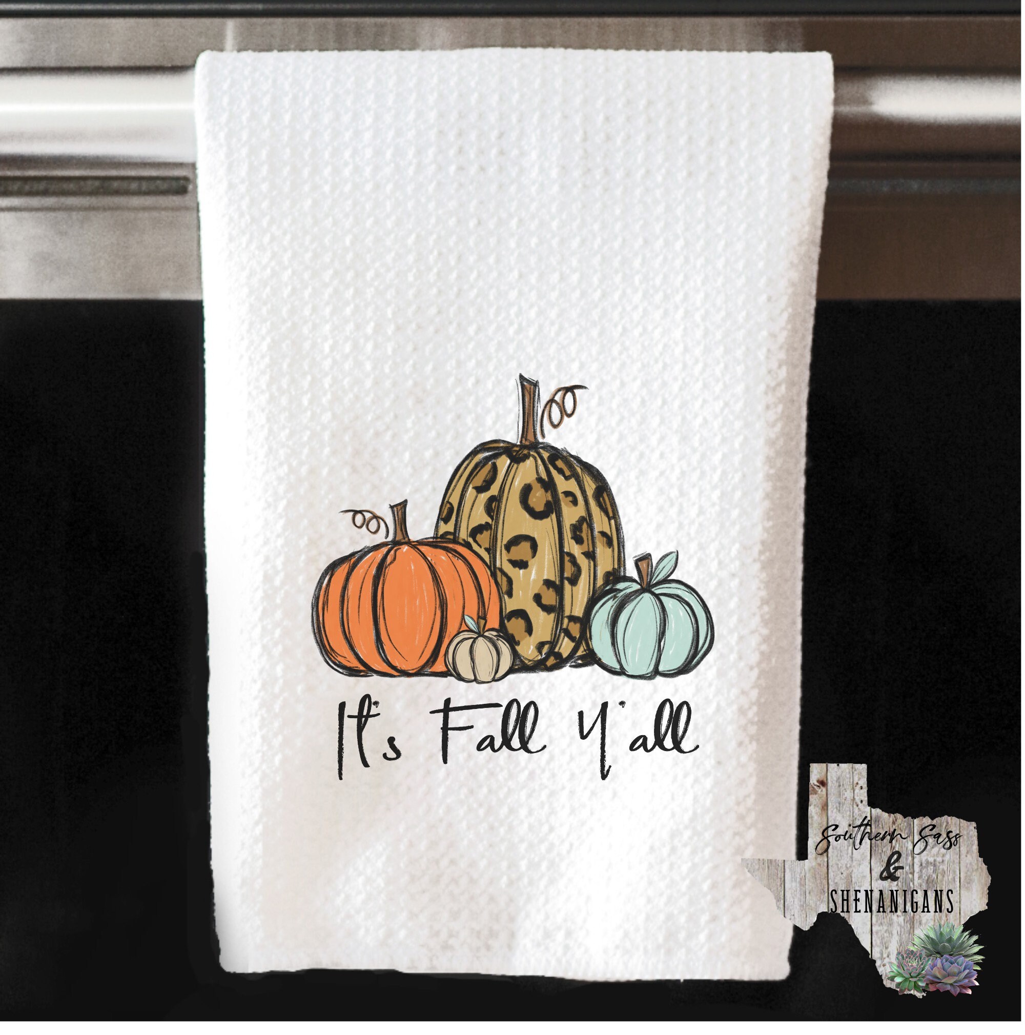 Pumpkin It S Fall Y All Kitchen Towel Etsy