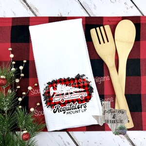 Regulators Mount Up Christmas Hand Towel