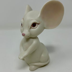 Bisque Mouse Figurine by H. Lamster