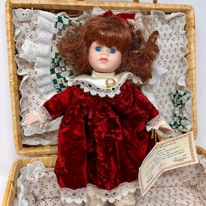 Doll in basket set
