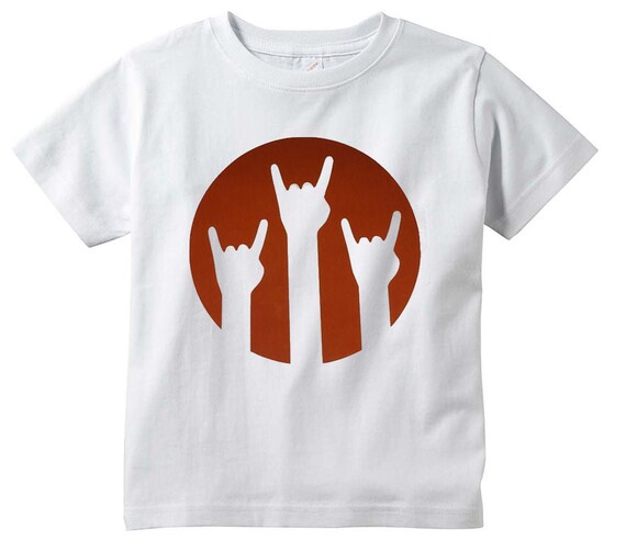 Hook 'Em Silhouette Unique Texas Shirt! Great for any Texas fan!  Also available in black! (Check description)