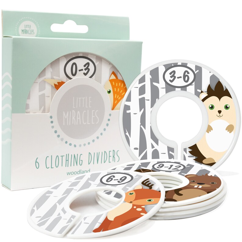 Baby Closet Dividers Woodland Nursery Closet Dividers for Etsy