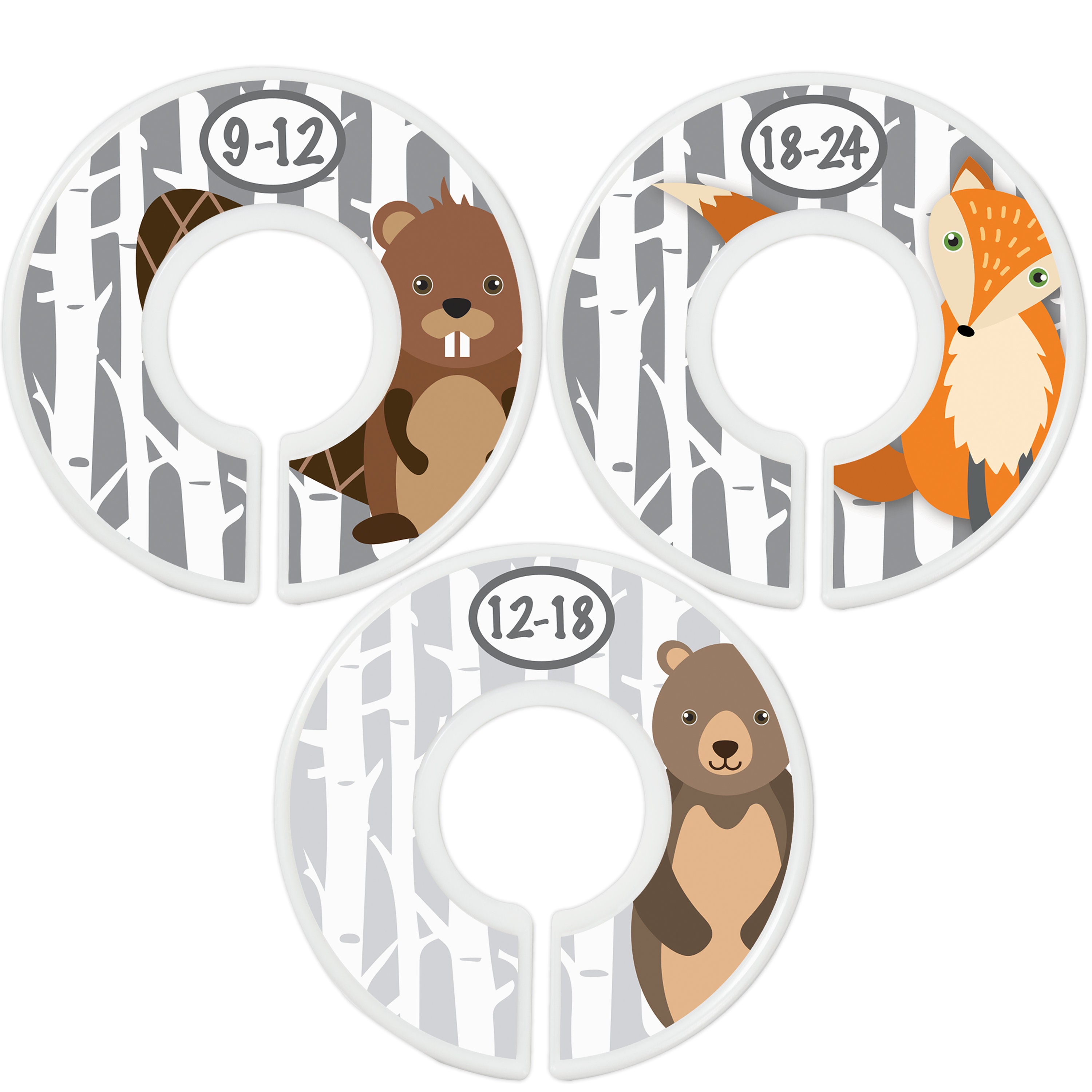 Baby Closet Dividers Woodland Nursery Closet Dividers for Etsy