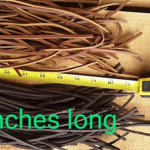 Quality Cowhide Boot Laces 1/8&quot; X 72&quot;