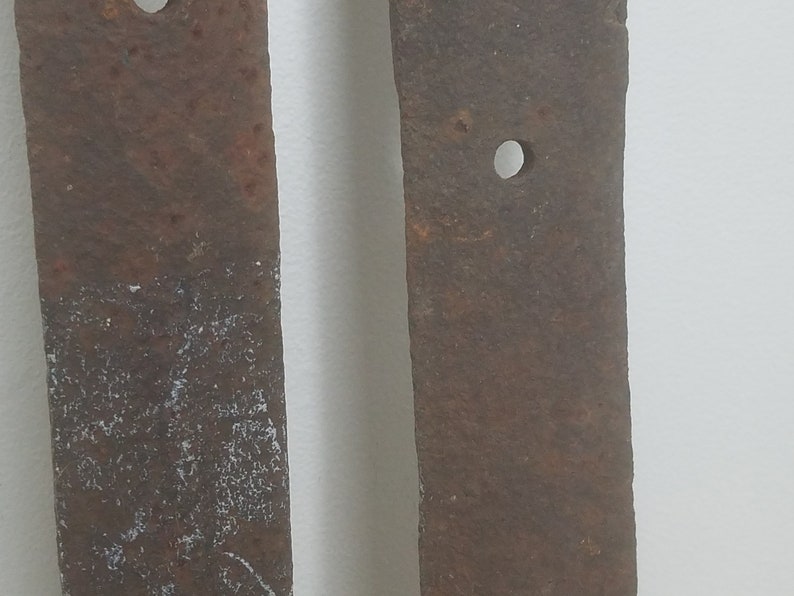 Large Antique Hand Forged Strap Hinges 49 Wrought Iron Barn Door Hardware