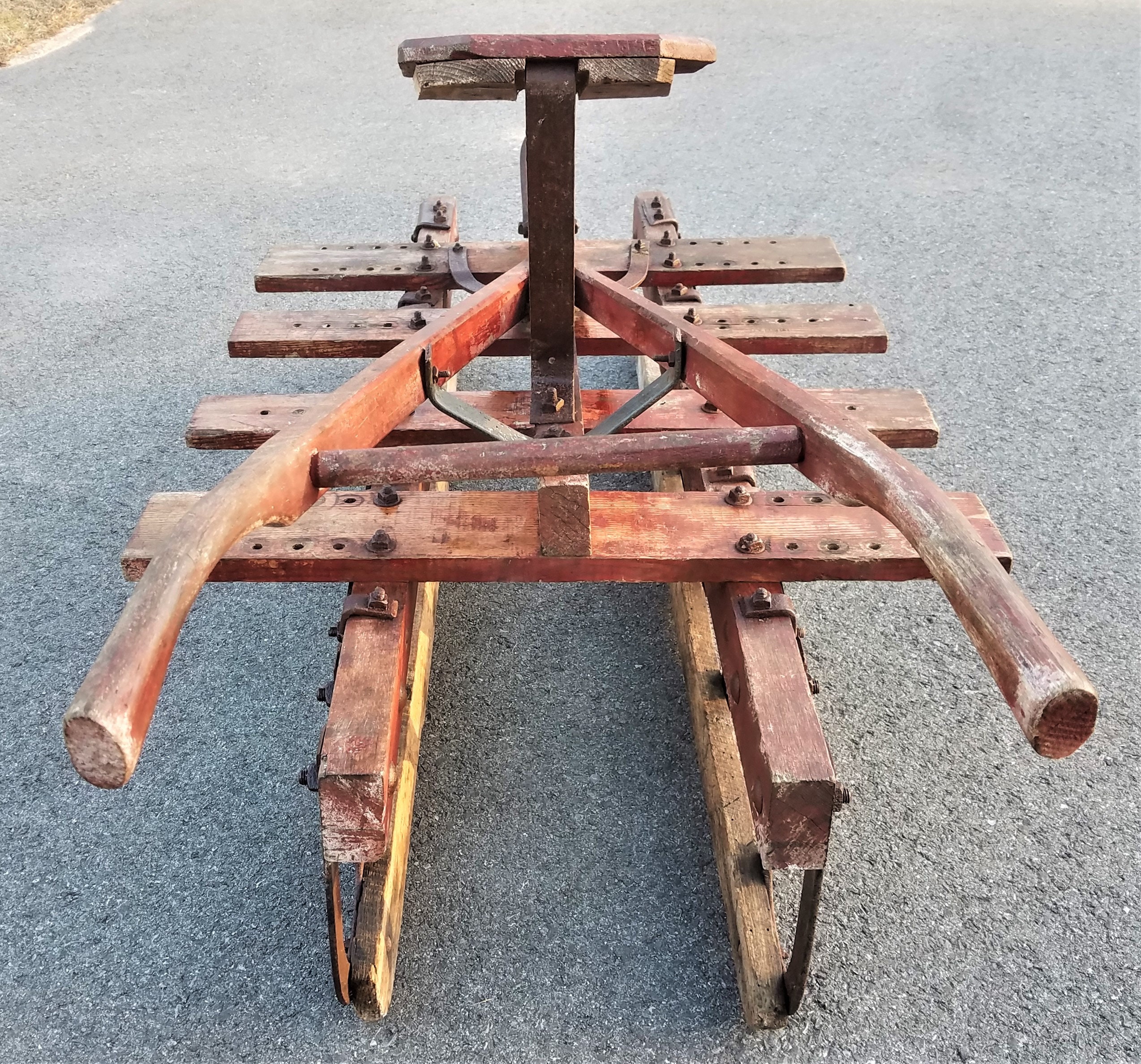 Antique Ice Plow Horse Drawn Ice Harvesting Sled/Sleigh Etsy