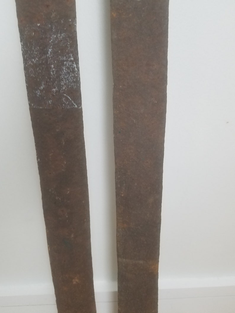 Large Antique Hand Forged Strap Hinges 49 Wrought Iron Barn Door Hardware