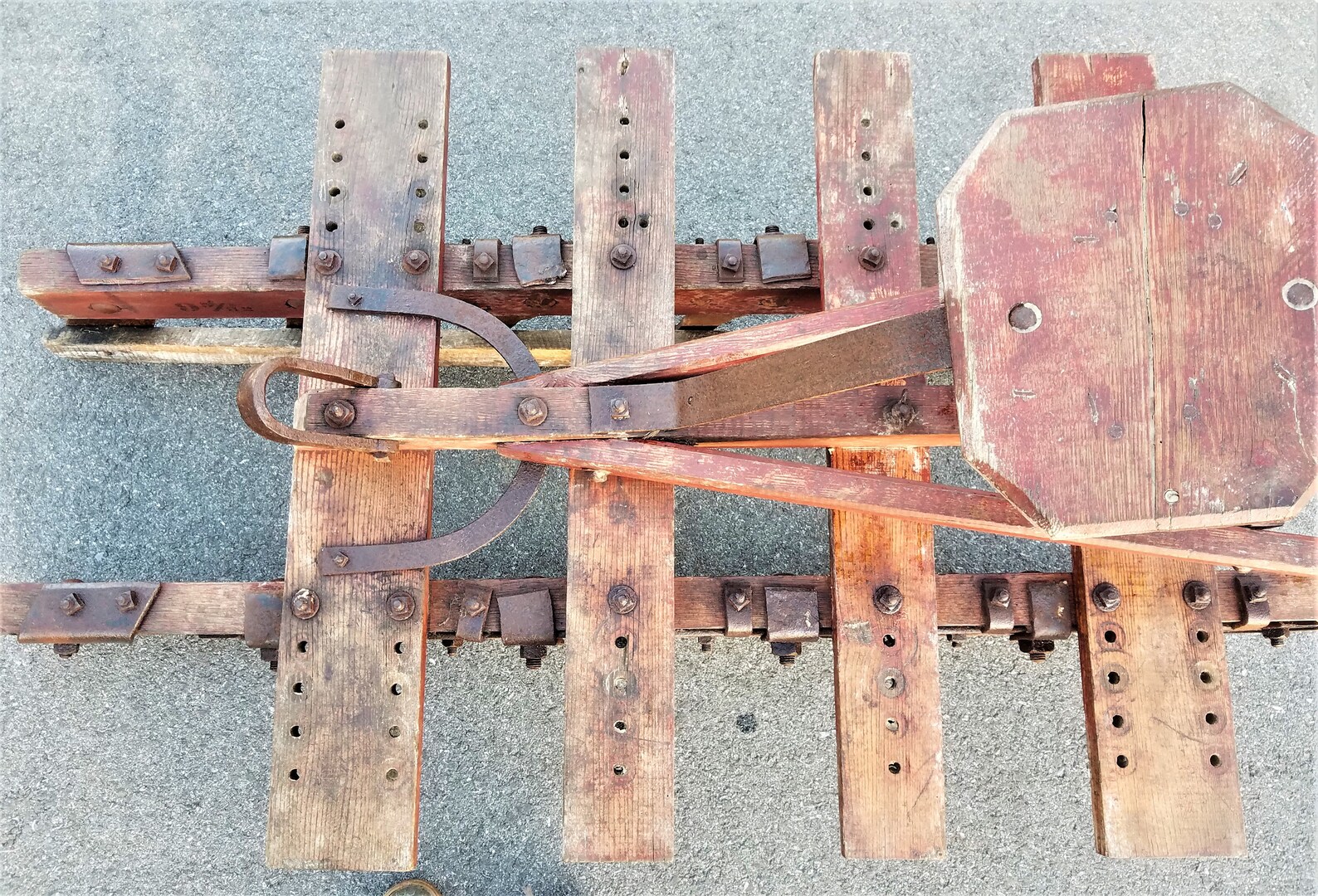 Antique Ice Plow Horse Drawn Ice Harvesting Sled/Sleigh Etsy