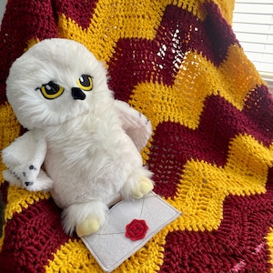 Hogwarts House Inspired Striped Crochet Throw/Afghan! 40