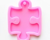 Puzzle Keychain or Puzzle Shaker Silicone Molds