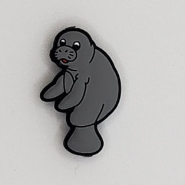 Manatee Silicone Focal Bead