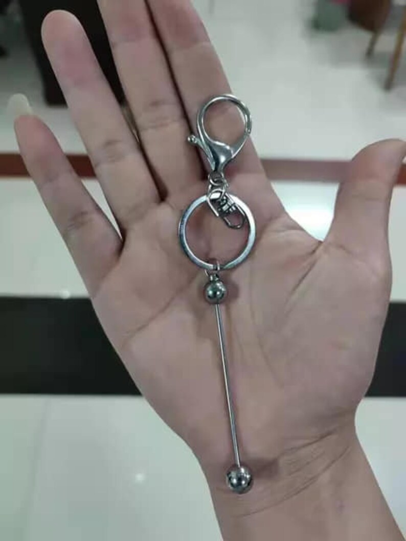 DIY Bead Bar Keychain 10 Count Etsy