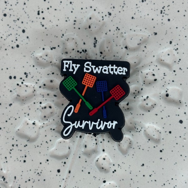 Fly Swatter Survivor PVC Focal Bead