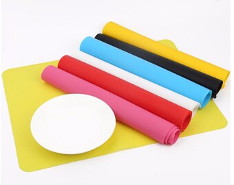 Waterproof Heat Resistant Non-slip Kitchen Table Dining Mat Silicone Mat
