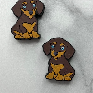 Perla focal de silicona para perro salchicha 1052