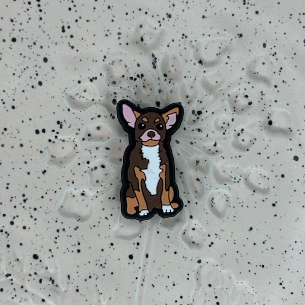 Chihuahua Silicone Focal Bead