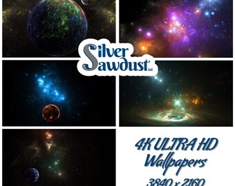 Space Dance 5 Inspiring 4k Ultra Hd Space Digital Wallpapers Etsy