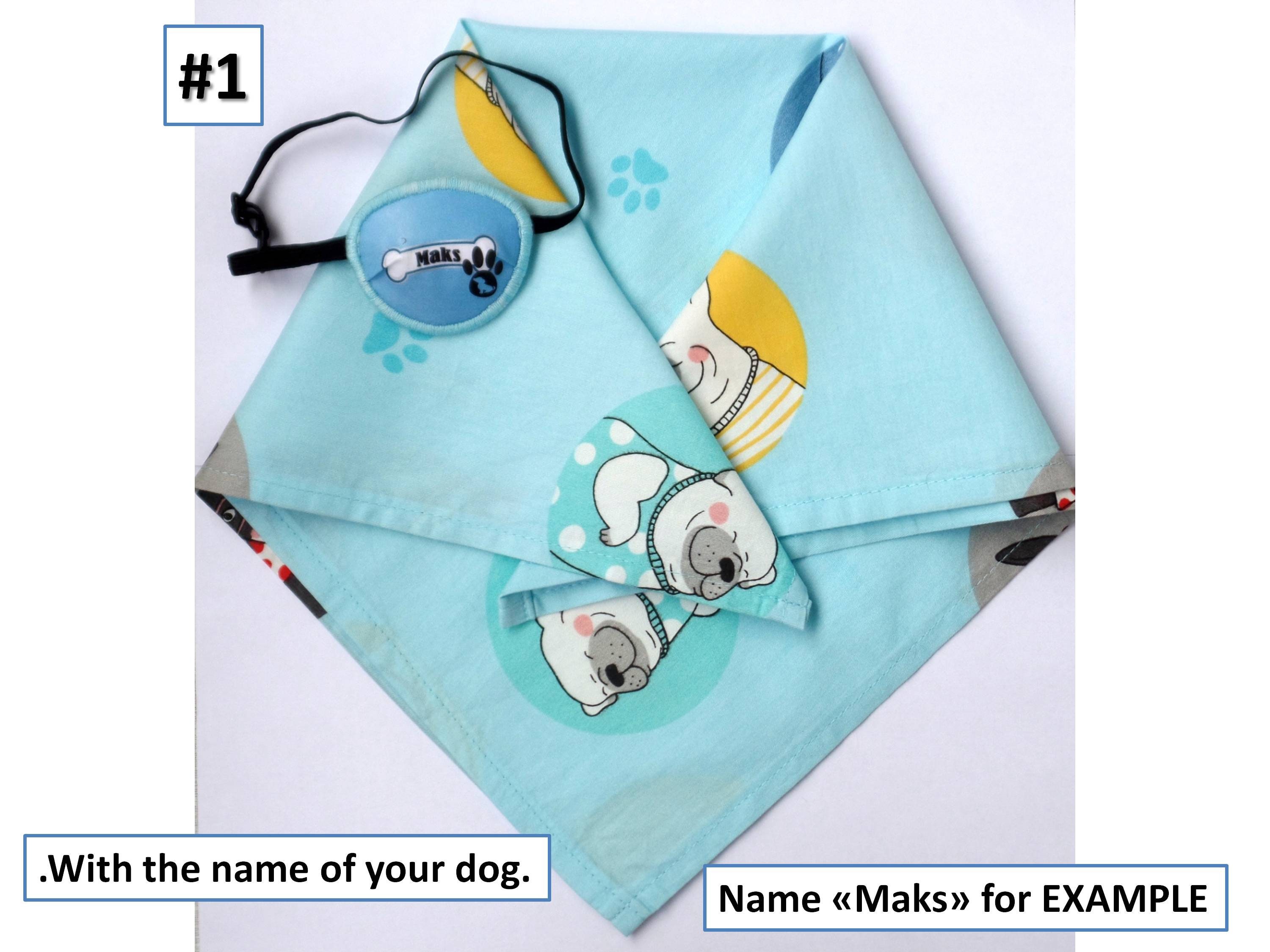 Augenklappe für Hund Bandana für Hund Etsy