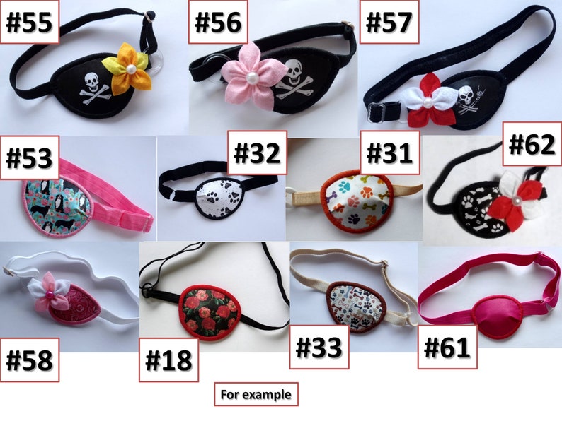 Eye patch for Dog Etsy