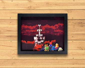 Super Mario RPG - Vista Hill - Caja de sombras