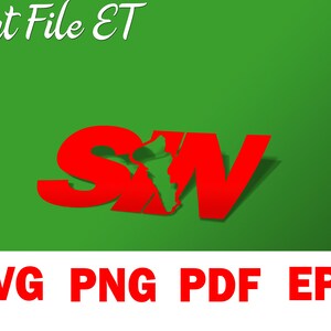 May include: Red cut file design of the letters "SX" with a silhouette of South America inside the "X". The letters are on a green background. The text "SVG PNG PDF EPS" is below the design.