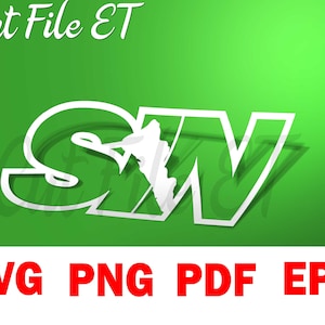 Digital File, Silhouette, File to Cut, Decals, SIN, Sinaloa, Mexican State.