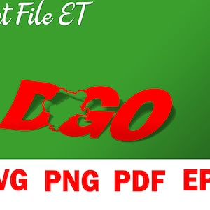 Digital File, Silhouette, File to Cut, Decals, DGO, Durango, Mexican State.