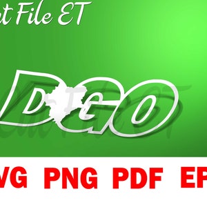 Digital File, Silhouette, File to Cut, Decals, DGO, Durango, Mexican State.