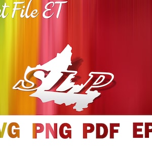 Digital File, Silhouette, File to Cut, Decals, SLP, San Luis Potosi, Mexican State, Map San Luis Potosi