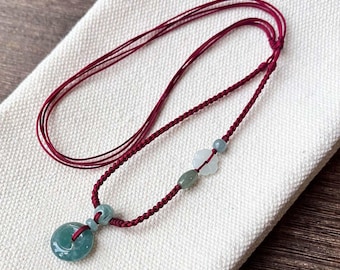 valentine&#39;s day Gifts jade necklace for women personalized lucky charm protection necklace mothers day gift for her