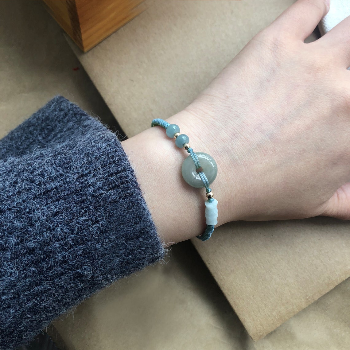 100% real jade bracelet for women personalized mothers day | Etsy